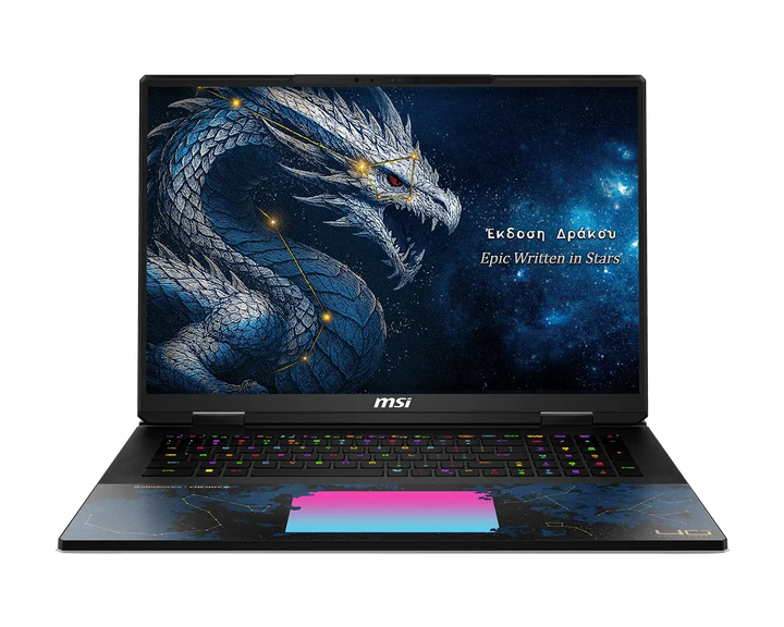 MSI Titan 18 HX Dragon Edition Draco Epic A2WJ-1247SG 18" UHD+ Mini LED 240Hz Core Ultra 9 290HX Plus RTX 5090 96GB 4TB Gaming Laptop