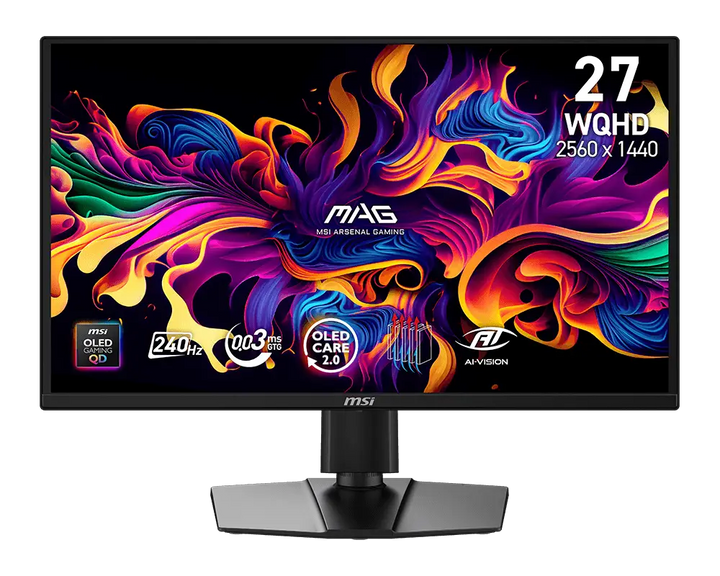 MSI MAG 272QP QD-OLED X24 26.5" WQHD 240Hz Gaming Monitor