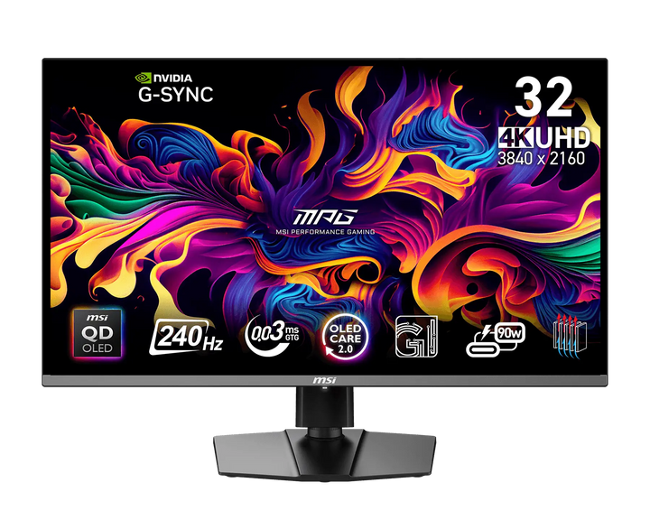 MSI MPG 321URX QD-OLED 31.5" 4K UHD 240Hz Gaming Monitor