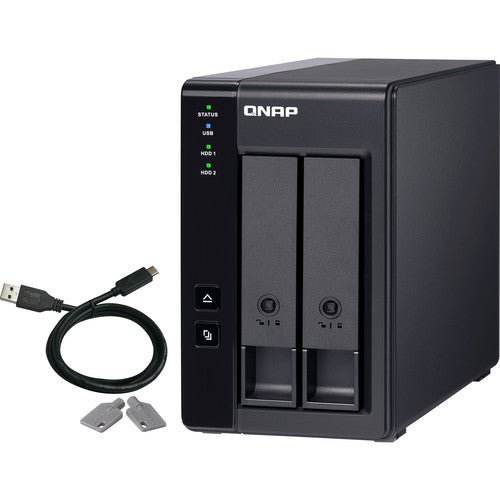QNAP TR - 002 2 - Bay USB 3.1 Gen 2 RAID Expansion Enclosure