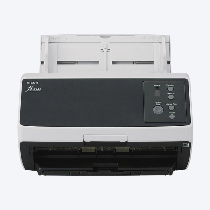 Ricoh fi-8150 A4 duplex document scanner, front view