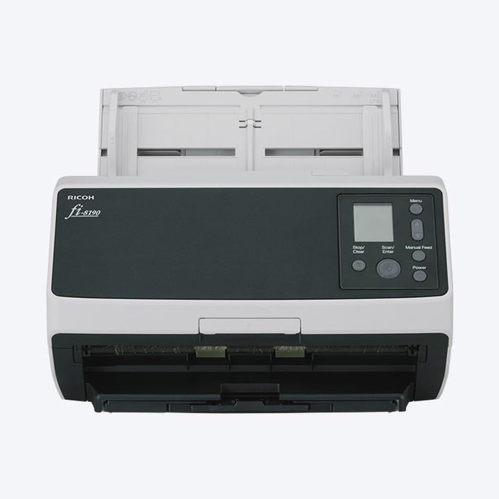 Ricoh fi-8190 A4 duplex document scanner, front view