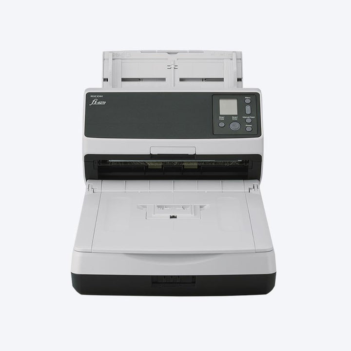 Ricoh fi-8270 A4 duplex scanner with flatbed, front view