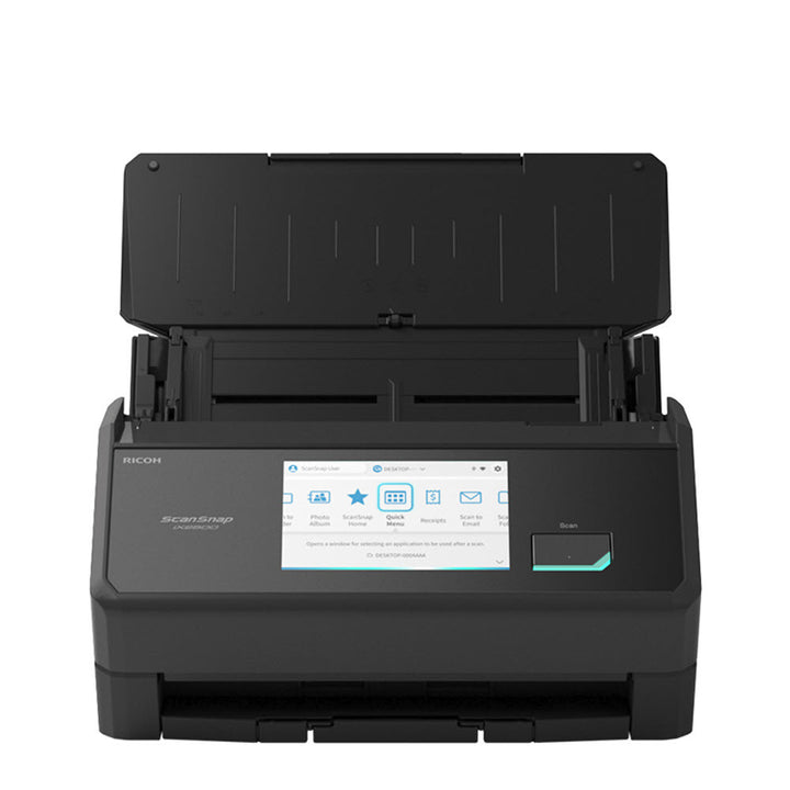 Ricoh ScanSnap iX2500 Black, front view