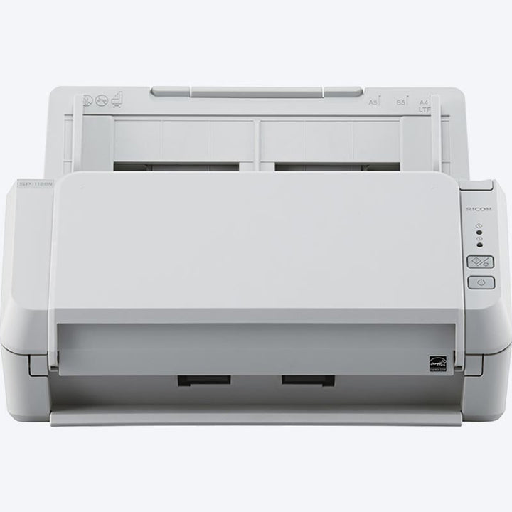 Ricoh SP-1120N A4 duplex network document scanner, front view