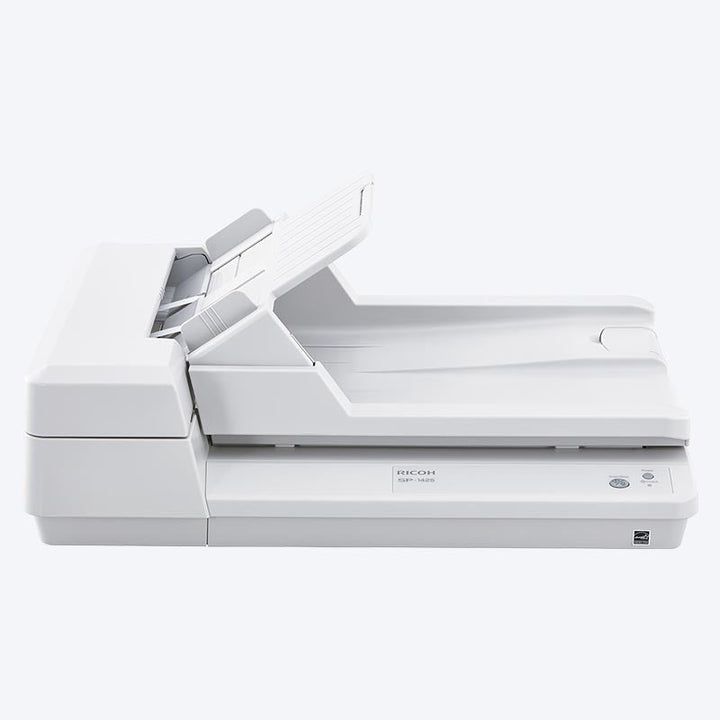Ricoh SP-1425 A4 duplex scanner with ADF and flatbed, front view