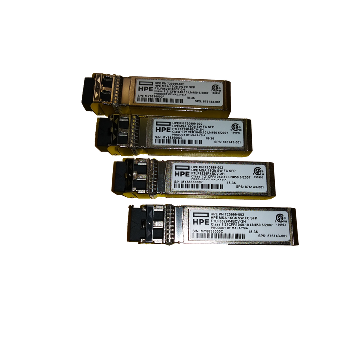 HPE MSA 16Gb Short Wave Fibre Channel SFP+ 4-pack Transceiver