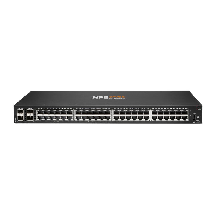 HPE Aruba Networking CX 6000 48G 4SFP Switch R8N86B
