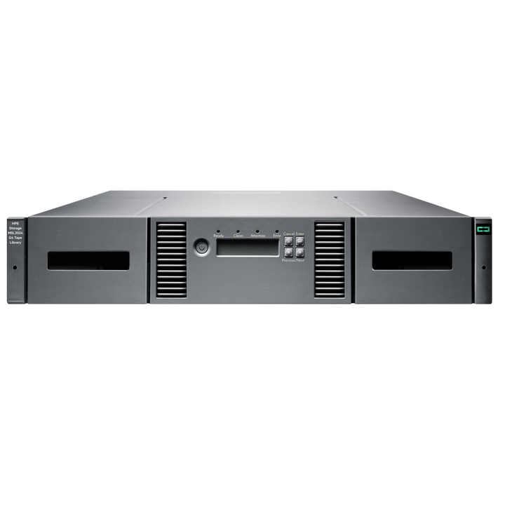 HPE StoreEver MSL2024 0-drive Tape Library