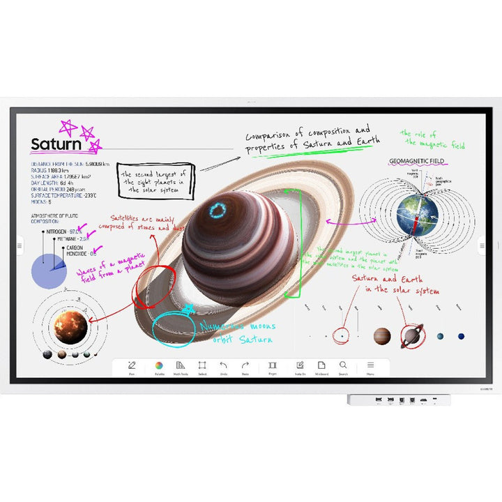 Samsung WM85B Flip Pro 85" 4K Interactive Display (LH85WMBWLGCXXS)