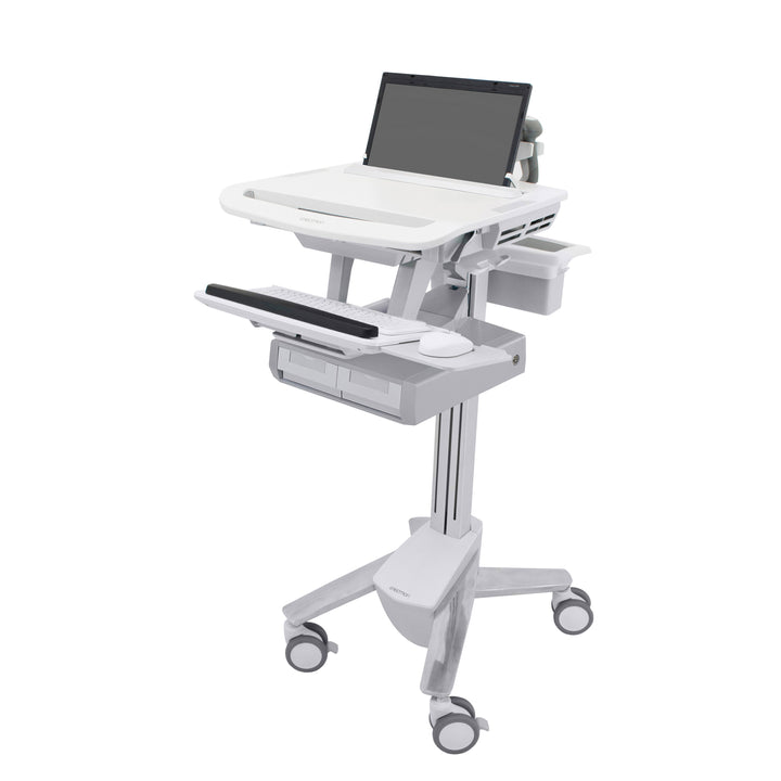 Ergotron StyleView® Laptop Cart, 2 Drawers (2x1) (SV43-11A0-0)