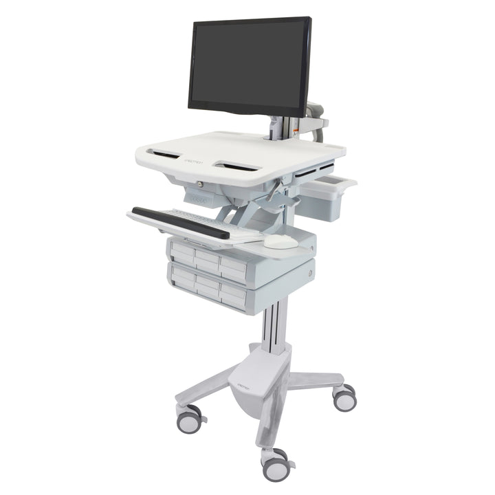 Ergotron StyleView® Cart with LCD Arm, 6 Drawers (3x2) (SV43-1260-0)