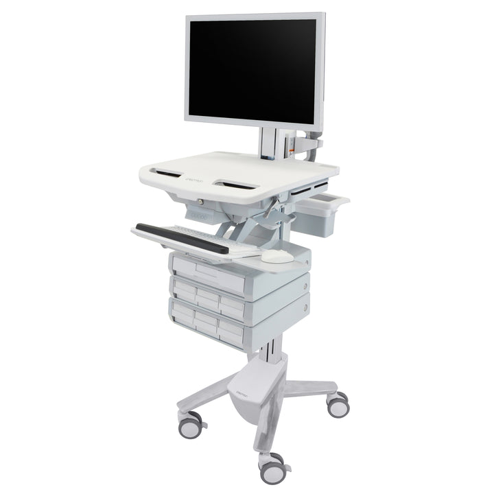 Ergotron StyleView® Cart with HD Pivot, 7 Drawers (1+3x2) (SV43-2570-0)