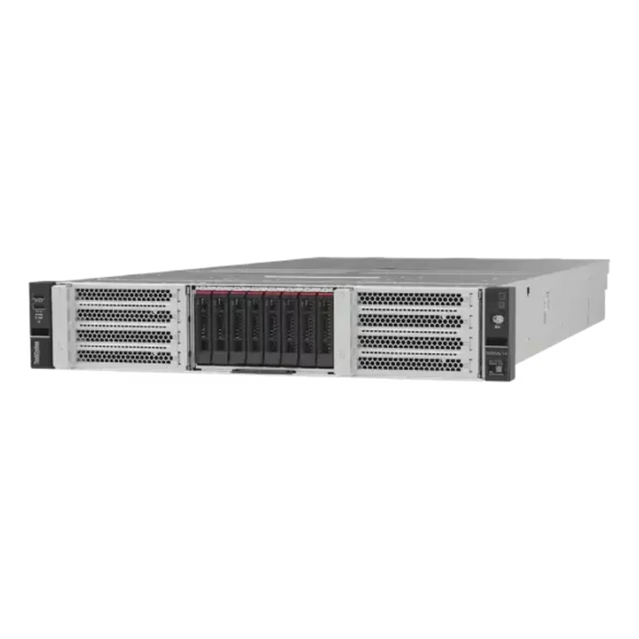 Lenovo ThinkSystem SR650a V4 2U GPU server - front-angled view