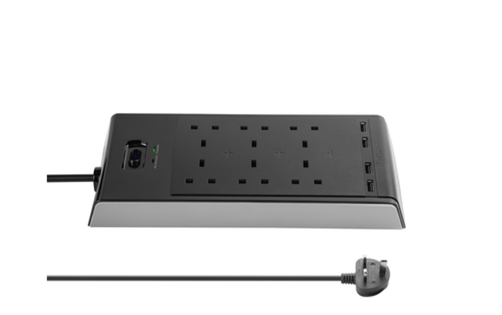 Targus Smart Surge 6 with 4 USB Ports (APS1101AP - 50) - SourceIT