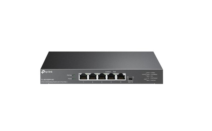 TP-LINK 5PORT 2.5G Desktop switch with 4-POE++ (TL-SG105PP-M2) - SourceIT