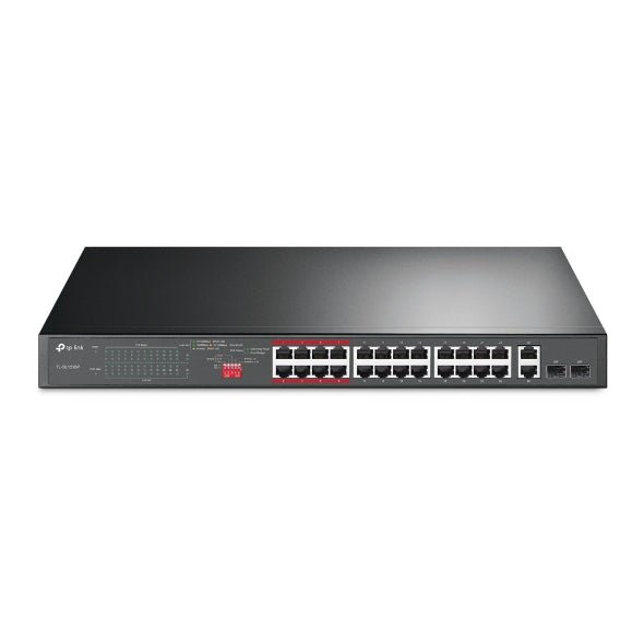 TP - Link Omada 24FE+2GE Rackmount PoE+ Switch (TL - SL1226P)