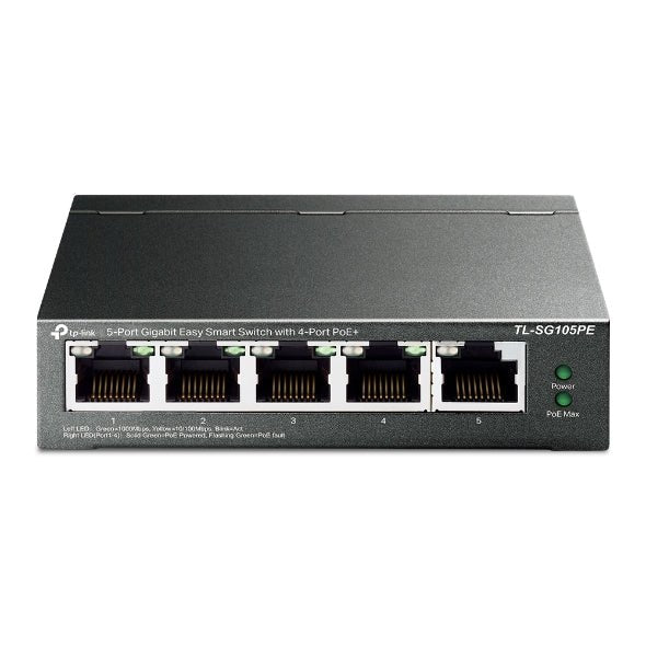 TP - Link Omada 5 - Port Gigabit PoE+ Smart Switch (TL - SG105PE)