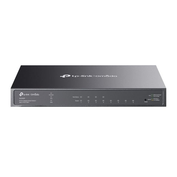 TP - Link Omada 8 - Port Gigabit Smart Switch with 4 - Port PoE+ (SG2008P)