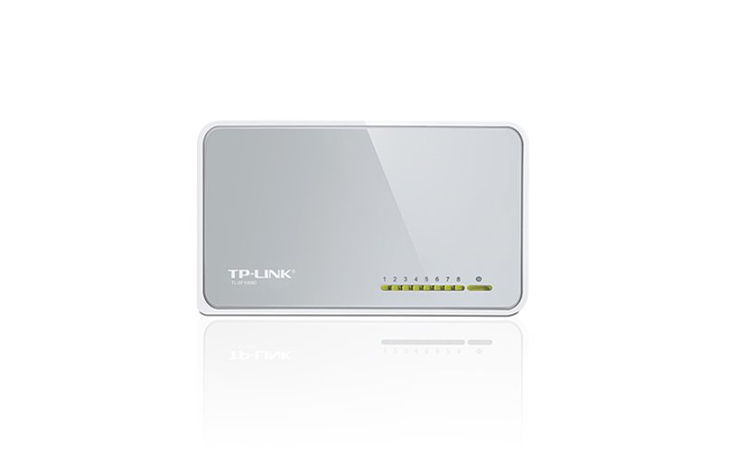 Tenda8-Port 10/100Mbps Fast Network Switch, SOHO Desktop Switch With IEEE 802.3u/x, Plug And Play, Wall-mounting And Desktop Installation, Energy - View #4