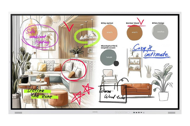 Samsung Flip WM85F 85" 4K Interactive Display