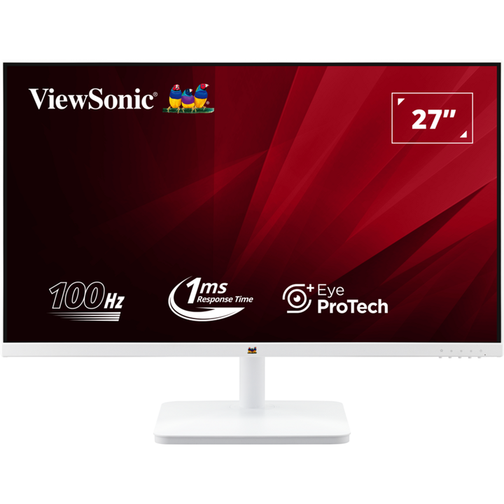 ViewSonic VA2732-MH-W white monitor front view