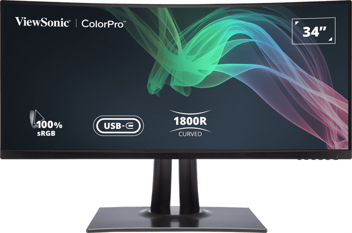 ViewSonic VP3481 34" WQHD+ ColorPro Curved Monitor