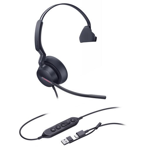 Yealink UH42 Mono Teams Wired Headset USB - C/A