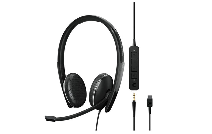 EPOS Sennheiser Adapt 165 USB-C II Stereo Headset USB-C 3.5mm (1000920) - SourceIT