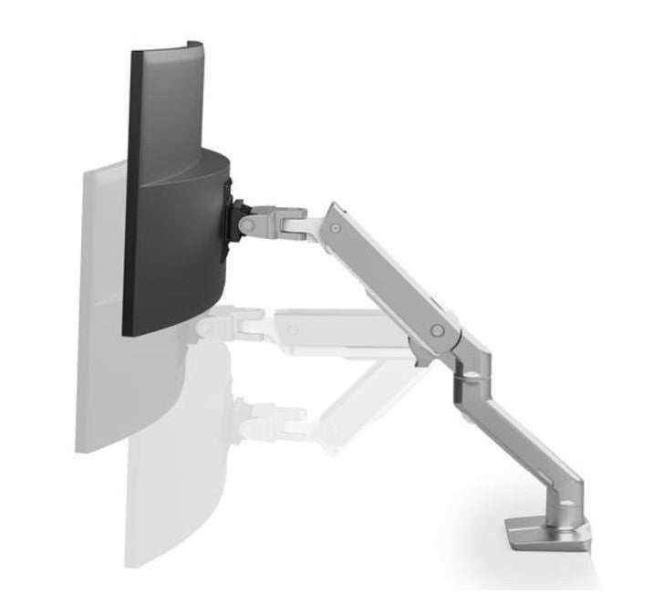 Ergotron HX Desk Monitor Arm for Displays up to 19kg Polished Aluminum