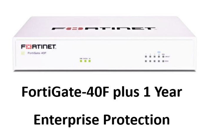 Fortinet FortiGate-40F Hardware plus 24x7 FortiCare and FortiGuard Enterprise Protection (FG-40F-BDL-811-12) - SourceIT