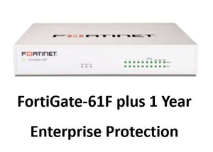 Fortinet FortiGate-61F Hardware plus 24x7 FortiCare and FortiGuard Enterprise Protection (FG-61F-BDL-811-12) - SourceIT