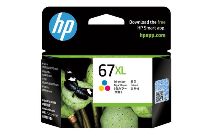 HP Inc 67XL High Yield Tri-color Original Ink Cartridge (3YM58AA) - SourceIT