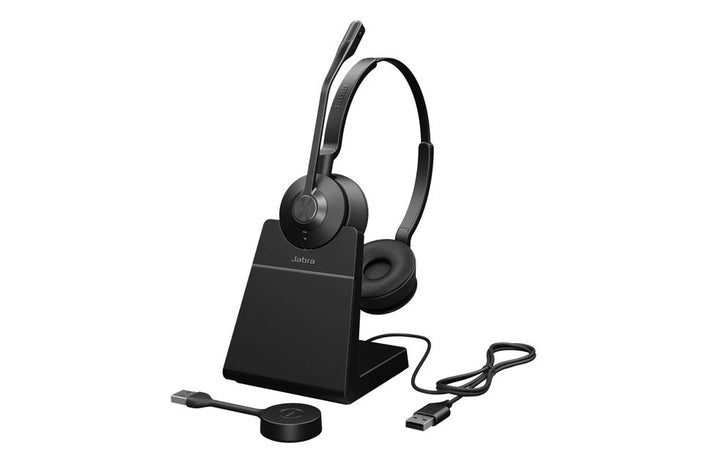 Jabra Engage 55 Mono UC Wireless ANC DECT Headset With Stand USB-A (9559-415-111) - SourceIT