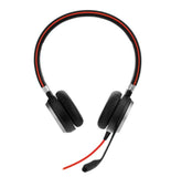 Jabra Evolve 40 MS Stereo Office Headset USB-A, 3.5mm (6399-823-109) - SourceIT