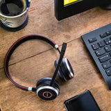 Jabra Evolve 65 SE UC Stereo Wireless Bluetooth Headset USB-A (6599-839-409) - SourceIT