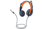 Logitech Zone Learn Classic Blue USB-C On-Ear Wired Headset (981-001367) - SourceIT