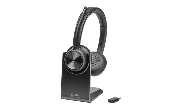 Poly Savi 7320-M MS Stereo Wireless DECT Headset (2-220998-205) - SourceIT
