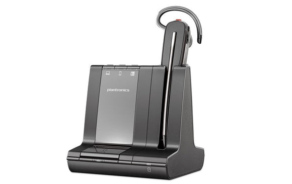 Poly Savi 8240-M MS Office Convertible 3-In-1 Wireless DECT Headset (211819-02) - SourceIT