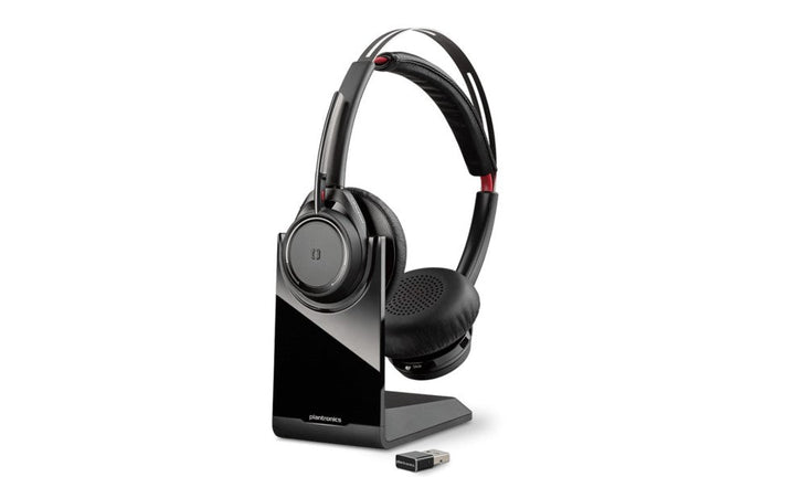 Poly Voyager Focus UC B825 Wireless Noise Cancelling Headset with Stand USB-C (211709-101) - SourceIT