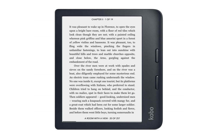 Rakuten Kobo Libra 2 Black/White 7 inch E-Reader (N418-KU-BK-K-EP) - SourceIT