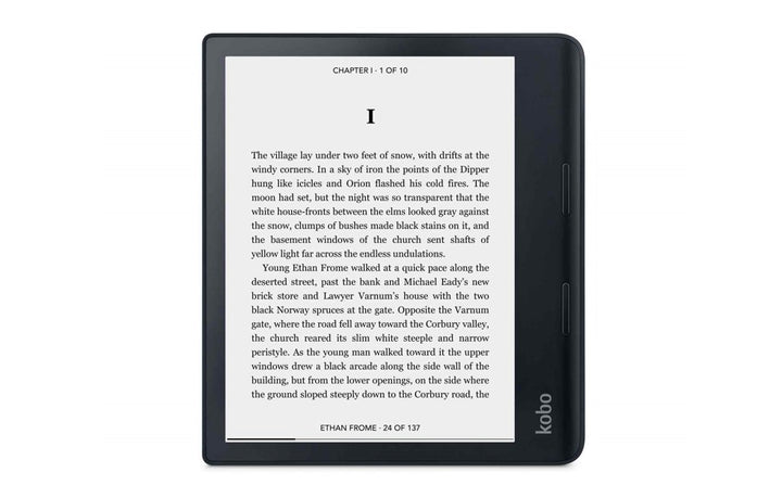 Rakuten Kobo Sage Black 8 inch Carta HD Display (N778-KU-BK-K-EP) - SourceIT