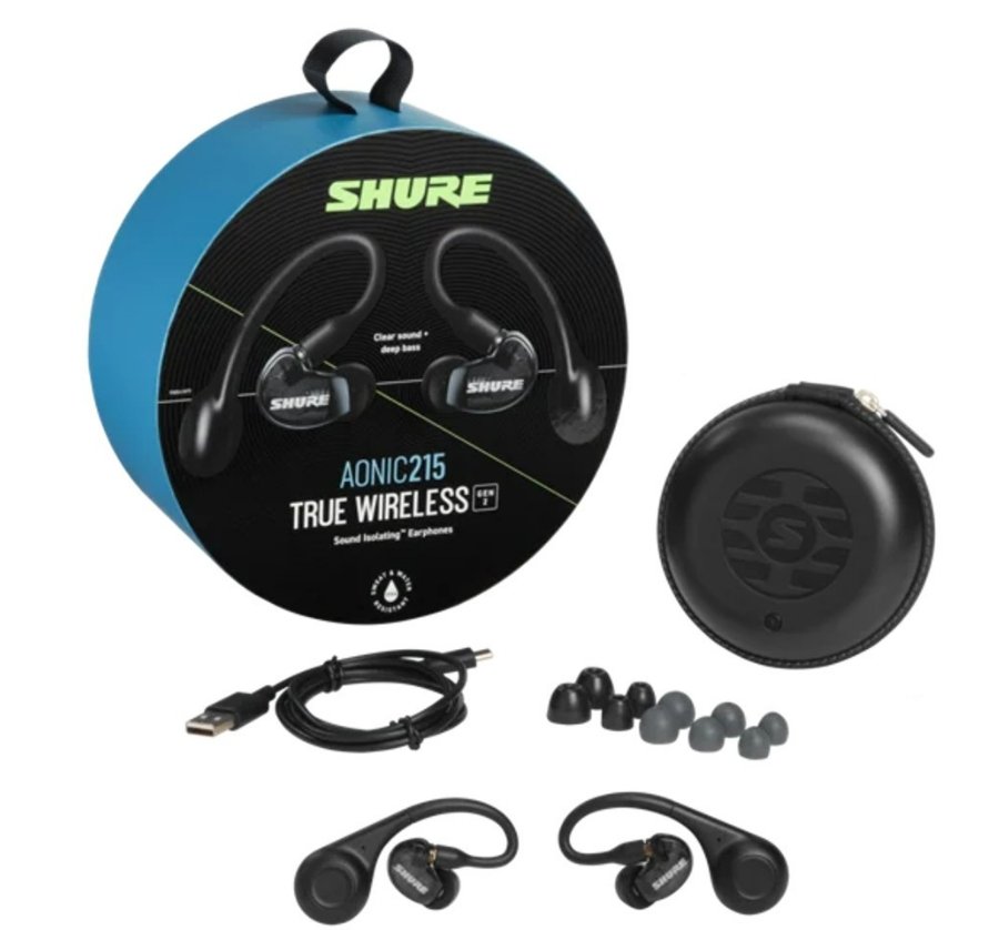 Shure Aonic 215 True Wireless Sound Isolating Earphones, Gen 2