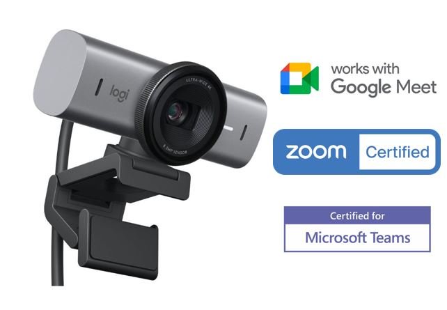Enhance Your Meetings with the Logitech MX Brio UHD 4K Professional Webcam for Business