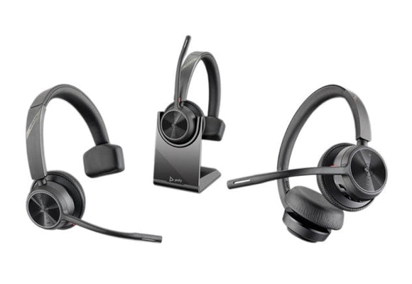 Enhance Your Workspace with the Poly Voyager 4300 UC Series Bluetooth Office Headset - Unmatched Clarity and Comfort - SourceIT