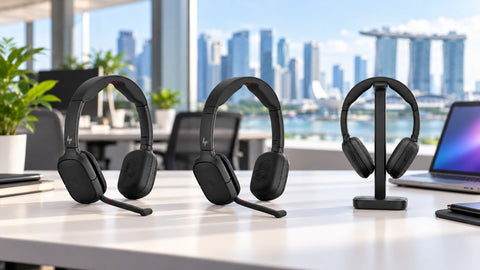 HP Poly Focus 625 vs Jabra Evolve3 75: Boom Mic vs AI Voice