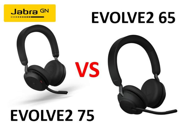 Jabra Evolve2 65 Vs Evolve2 75 Wireless Headset