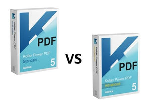 Kofax Power PDF: Standard vs Advanced