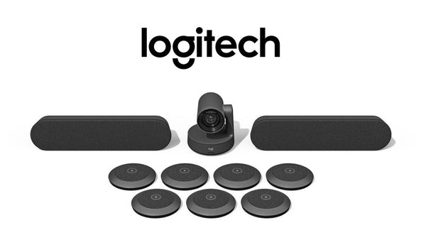 Logitech Rally Plus: Ultimate 4K Video Conferencing Solution for Large Meeting Rooms