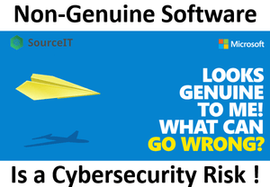 Non-Genuine Microsoft Software: A Cybersecurity Risk